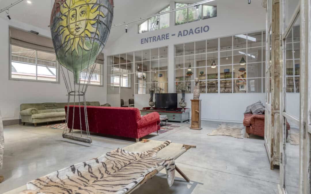 Loft in ex spazio industriale con terrazza