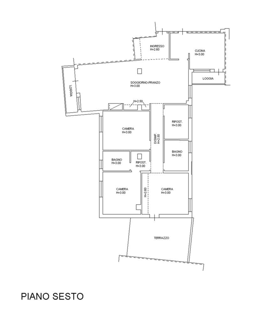 Floor Plan_Massarenti_410-3_Floor 6
